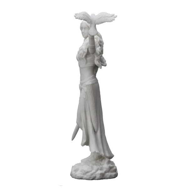 Resin Statyer Morrigan Den keltiska stridsgudinnan Brown