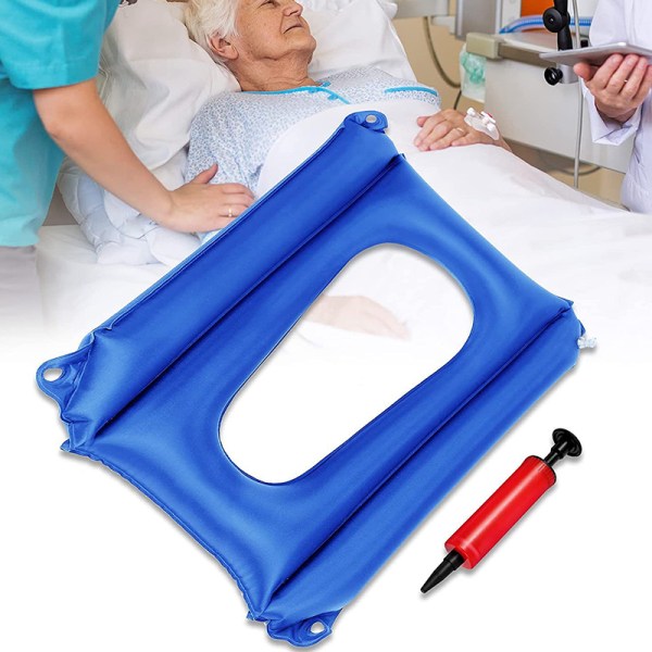 Rullestol oppblåsbar pute Anti-pressure Sore Seteseng Blue