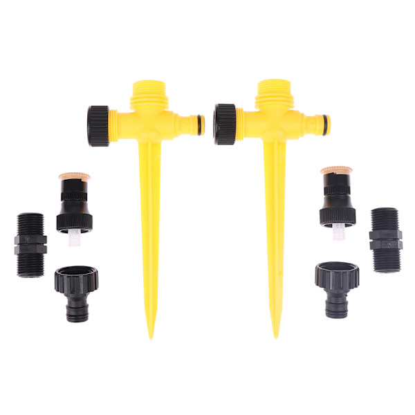 1 stk 360° automatisk kunstvanding haveplæne justerbar sprinkler 26.5*10.5*2.5