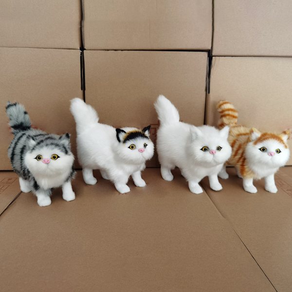e Simulaatio kissan pehmolelut Pehmeät täytetty kissanpentu Malli Cat Real type-A3