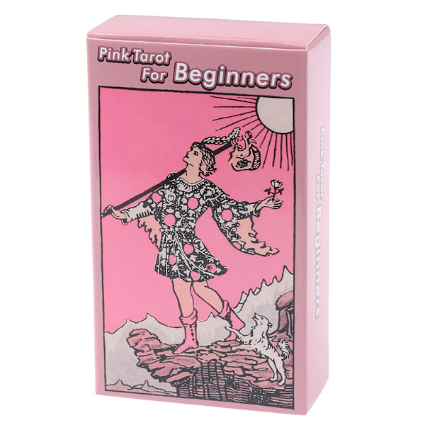 Vaaleanpunainen Tarot aloittelijoille Neon Rider Decks In Box Tarot kortit