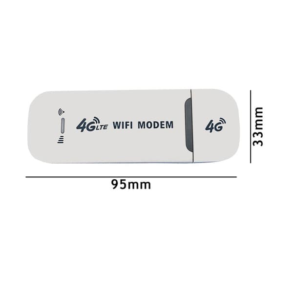 4G LTE trådlös USB dongel Mobilt bredband 150 Mbps Modem Stick black