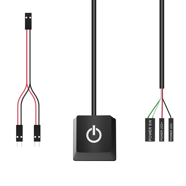 2 m färgglada LED-lampor Dator Desktop Switch PC Extern Star Multicolor