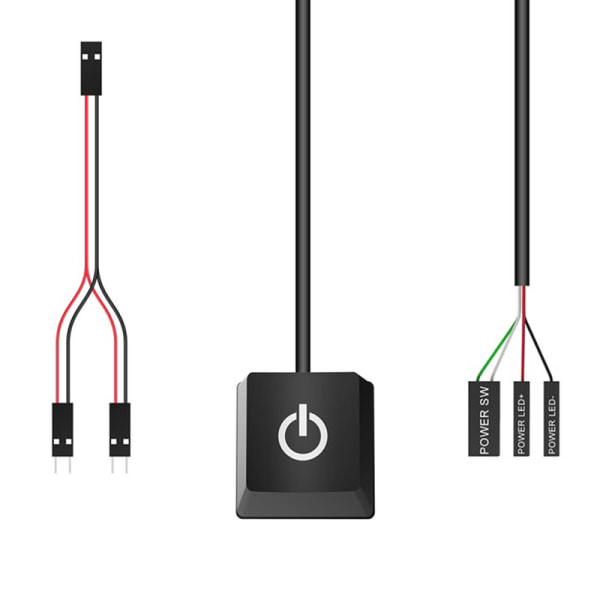 2m fargerike LED-lys Datamaskin Desktop Switch PC External Star Multicolor