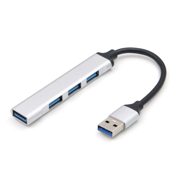 USB Splitter 4 Port USB 3.0 Hub Expander USB -adapter White USB 3.0
