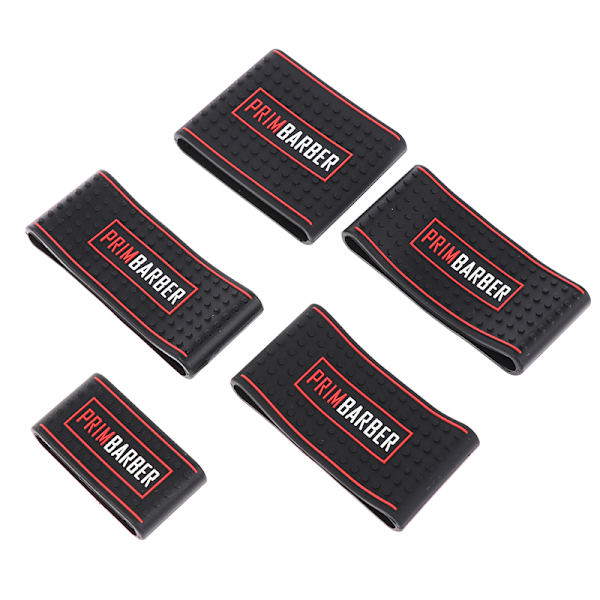 5 st Non Slip Barber Hair Clipper Bands Grip Ärmar Hår Trim