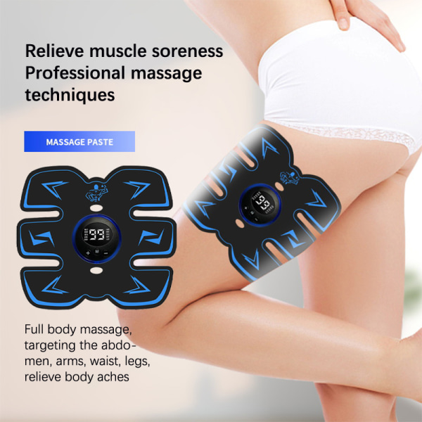 Stimulator Toner Fitness Bälten Exerciser EMS Abdominal Trainer with data cable and remote control