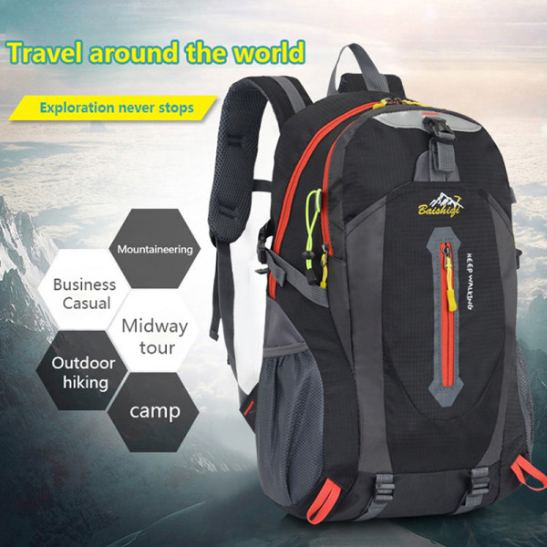 Vattentät Outdoor Vandring Outdoor Adventure Sports Bag black