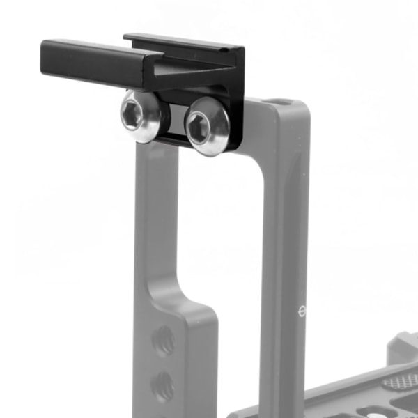 Kylmäkenkäkiinnityssovitin DSLR-kameran Rig L -kiinnityslevyyn Black