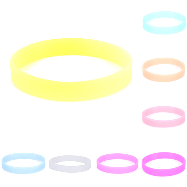 Glow In The Dark Noctilucous silikongummiarmbandsarmband Purple