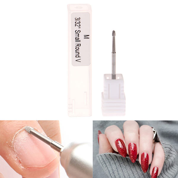 Manikyr Nail Art icle Clean Nail Drill Bits Head Milling ters