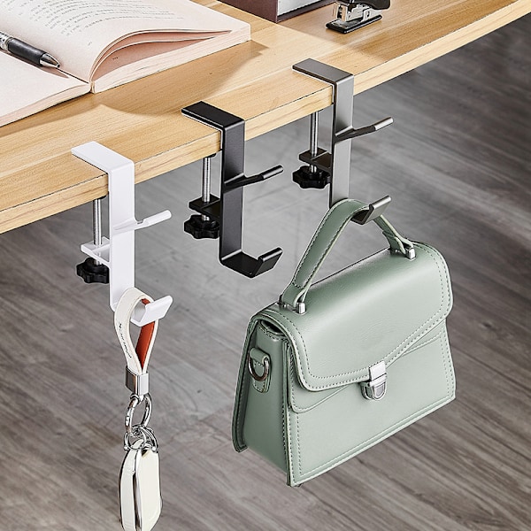 Säädettävä Desk Edge Hook Gaming Headset ripustuskoukku Gray