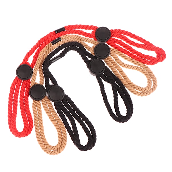 Cotton Rope Cuffs Håndjern Ankel Restraints Bondage Armbånd red