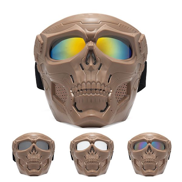 Motorcykel Goggles Mask Vindtæt Skull Motocross Goggles A3