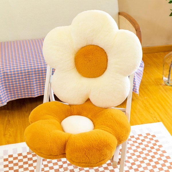 35 cm Fylt Daisy Flower Setepute Solsikkeform Pink