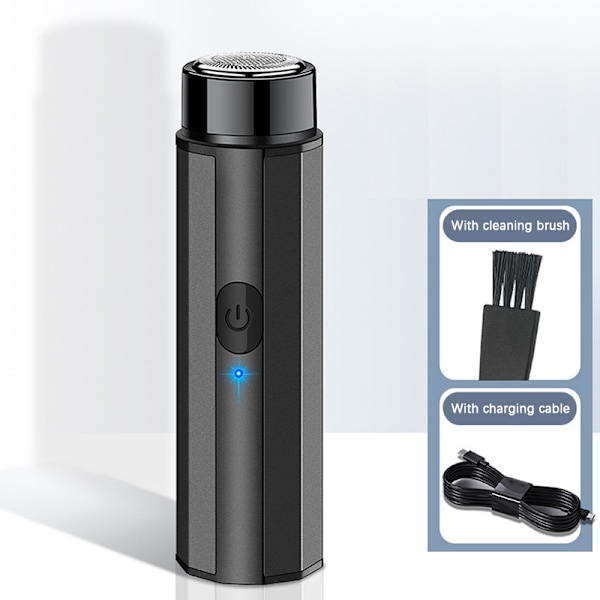 Elektrisk rakapparat för män Portable Electric Razor Beard Black