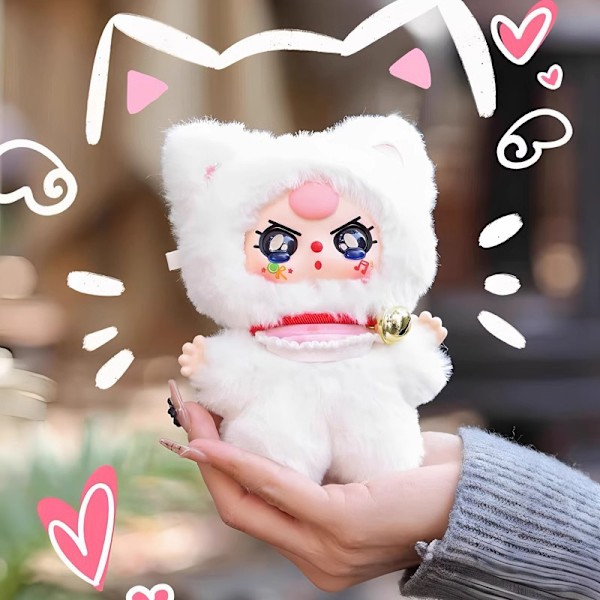 Baby Three Billionaire Lucky Cat Series Blind Box Legetøj Mystery 1pc random