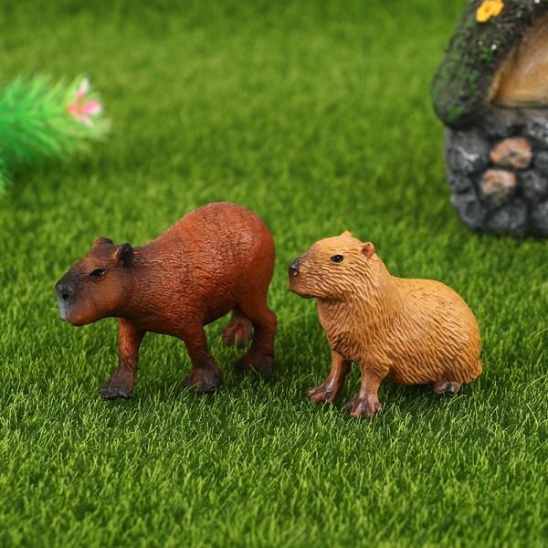 1 Stk Børns Simulation Vilde Dyr Model Capybara Legetøj A2