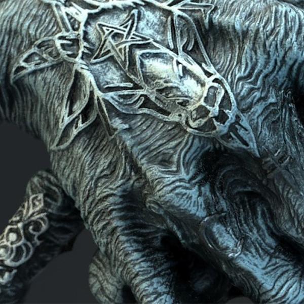 Devil Hand Sculpture Anheng Claw Statue Dekorasjon Håndverk