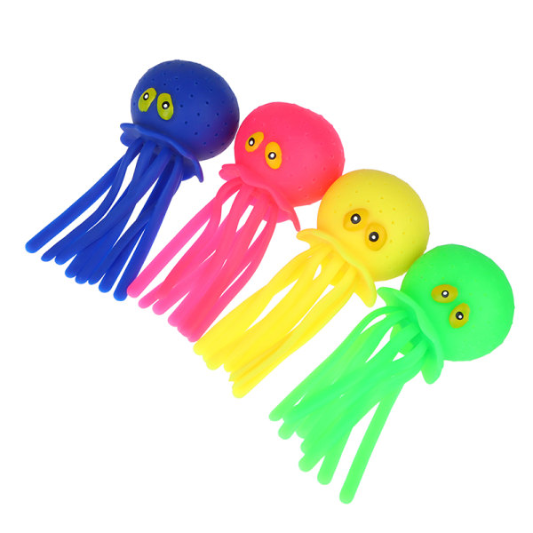 Octopus Water Ball Pinch Joy Barns badleksaker Vattenleksaker Green