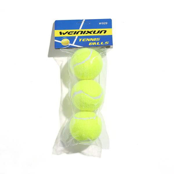 3 stk Bærbar treningspakke med tennisballer 3pcs