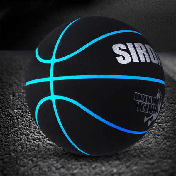 Myk mikrofiberbasketball slitesterk utendørsbasketball Blue