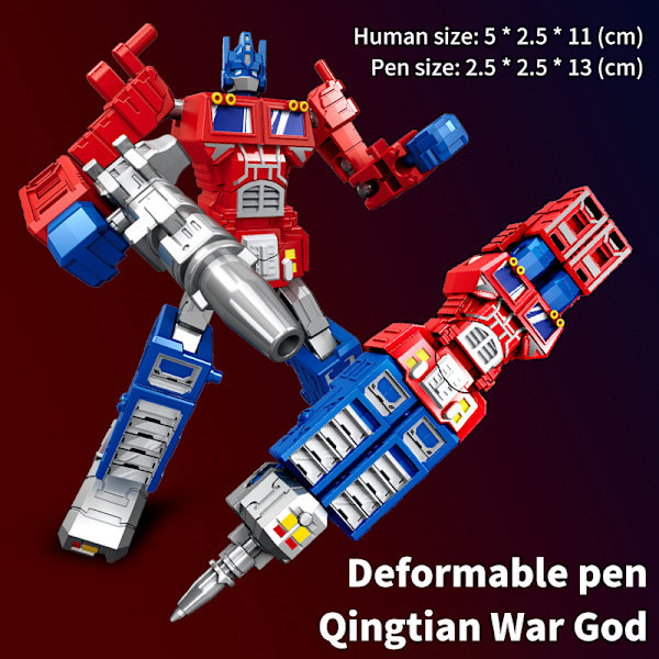 Transformer Toy Pen muotoutuva kynärobotti muodonmuutoslahjat A1