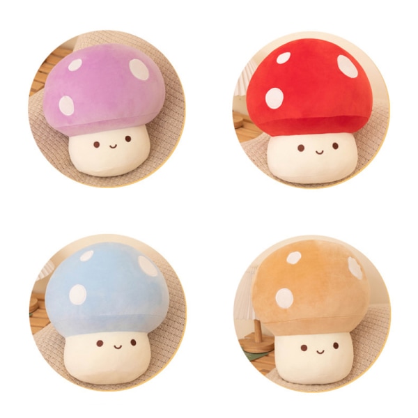 10 cm Mushroom Plys Legetøj e Mushroom Plys Fyldt s Pink Hight 10CM