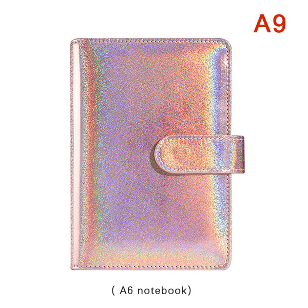 A6 læder budget bindemiddel Notesbog Dagbog kuverter A9