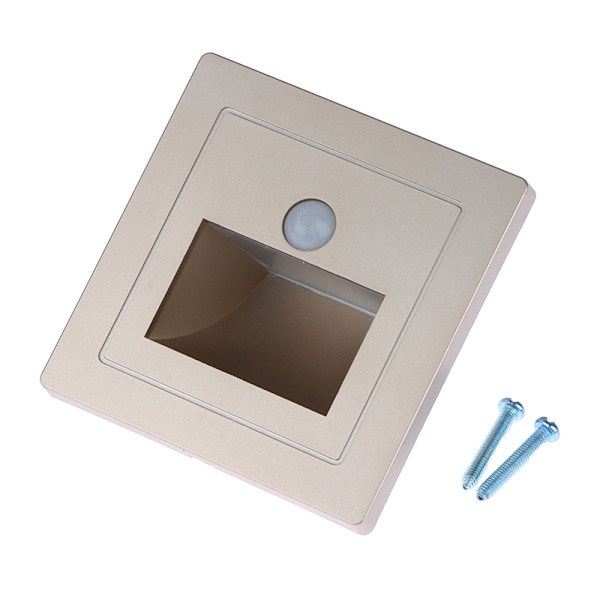 1Pc Night Light Smart Light PIR Bevægelsessensor LED Gold