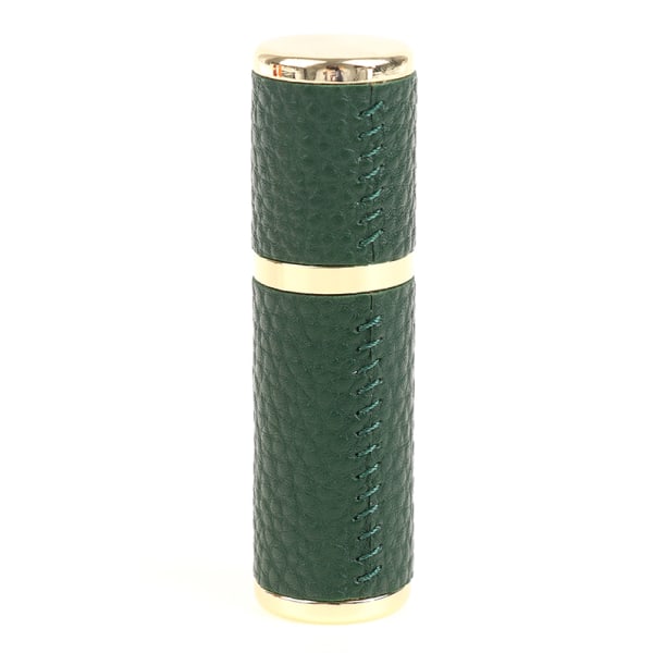 5ML læderparfumeflaske Bærbar sprøjtetom parfume Atomi Green