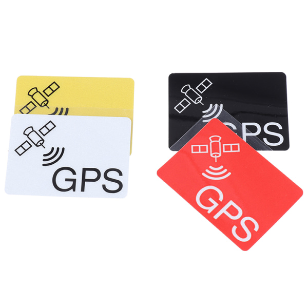 3X Anti-Theft GPS TRACKING Hälytysjärjestelmän tarra autopyörään Black