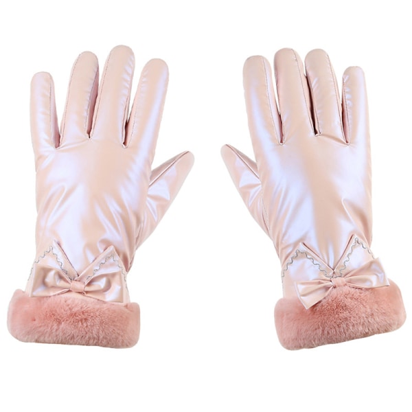 1 par ski motorcykel handsker til kvinder vandtætte varme handsker Pink  6077 | Pink | Fyndiq