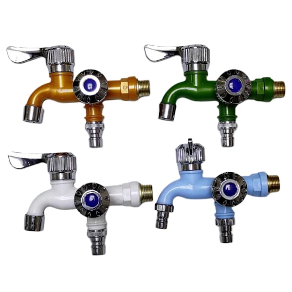 Dobbelt kontrol Dobbelt udløb Vandhane Universal Interface vandhane blue