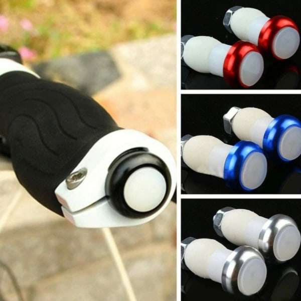 1 par Cykelcykel Blinkers Handtag End Plug LED Blue