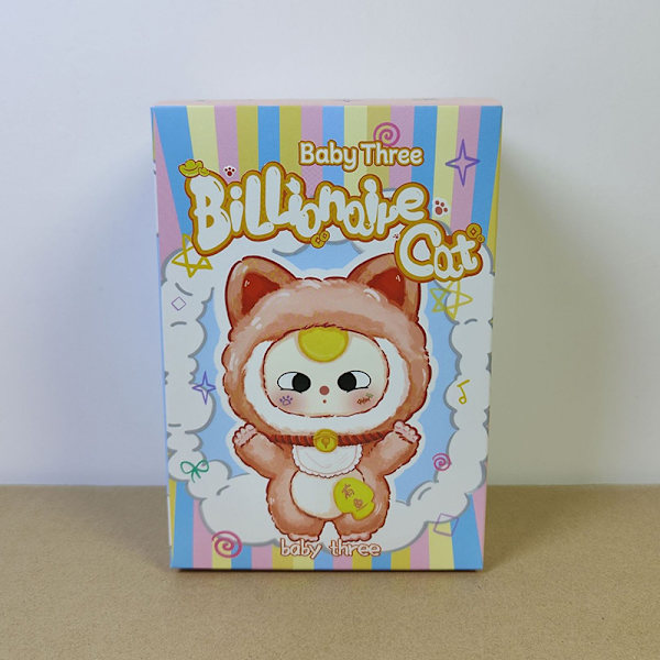 Baby Three Billionaire Lucky Cat Series Blind Box Legetøj Mystery 1pc random