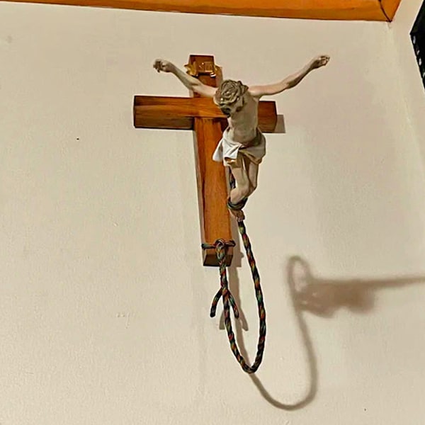 Bungee Jumping för Jesus Religiös Atmosfär Dekoration