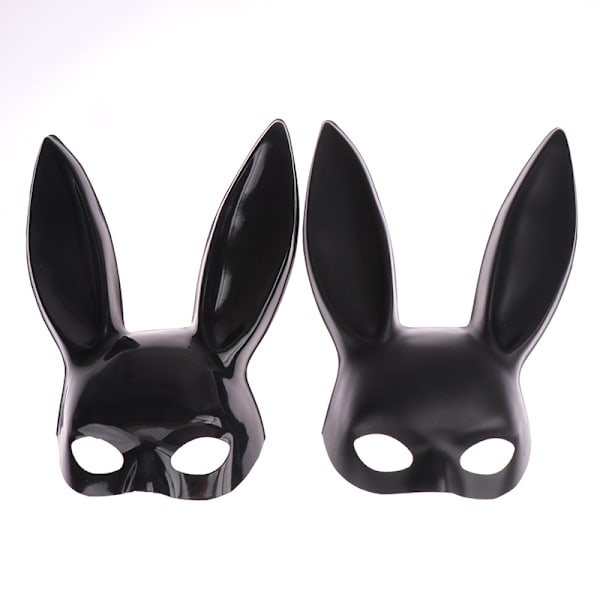 1 kpl PVC-naamio Naisten naamiainen Fancy Party Mask Black