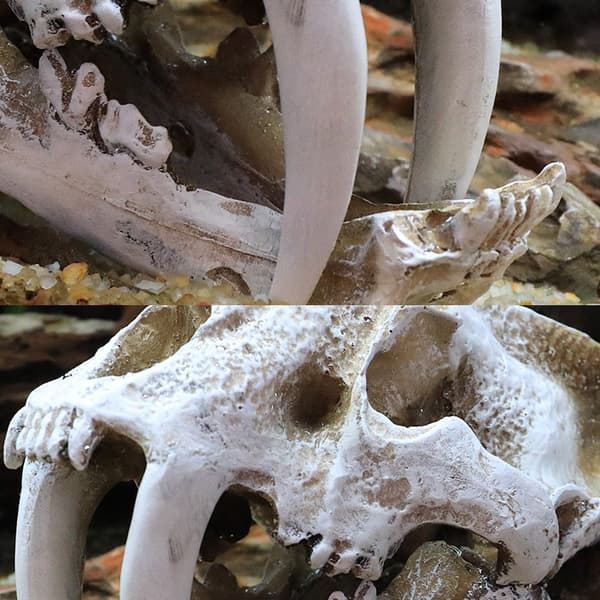 Simulation Resin Skull Ornaments DIY Aquarium Decoration 14*9.5*8 cm