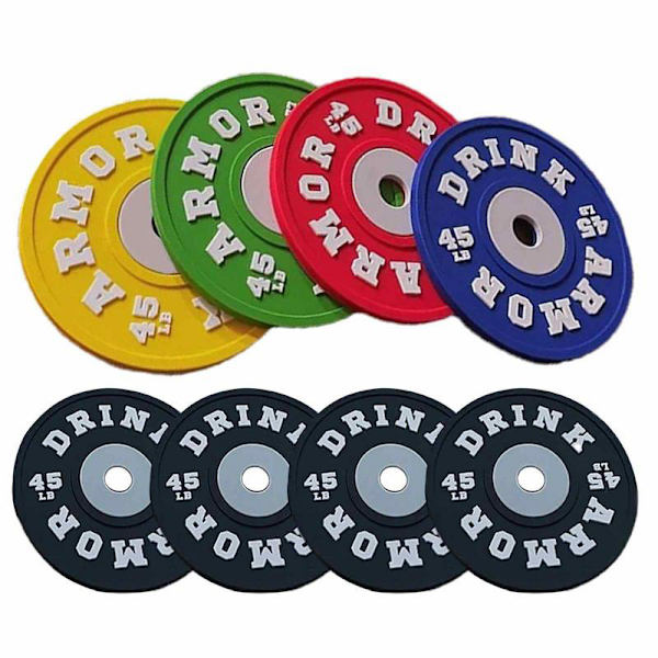 4 stk Silikone Drink Coaster Gym Vægt Tallerken Coaster Multicolor
