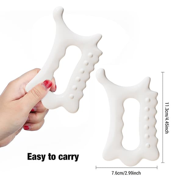 Gua Sha Board Ansiktsmassage Resin skrapverktyg