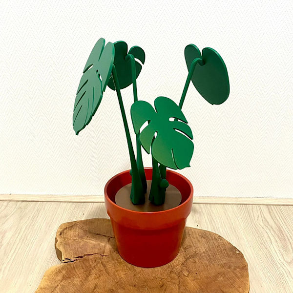 Monstera Coaster Ornament Artificial