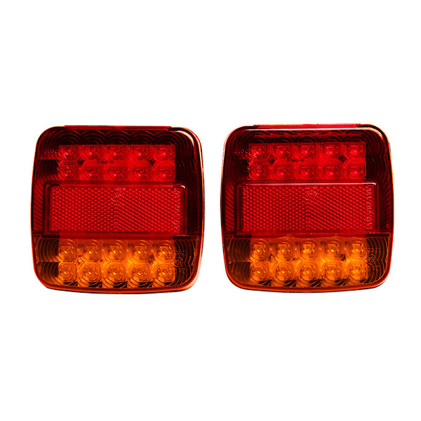 Trailer Lastbil Baglygte Bremse Signal Blinklys Lampe 12V