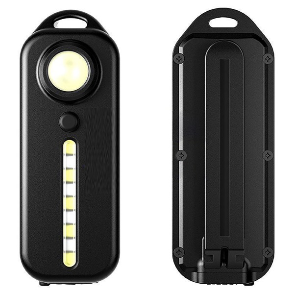 LED-siniset ja punaiset olkavalot, joissa on ladattava USB liitin Type A/pearl bag