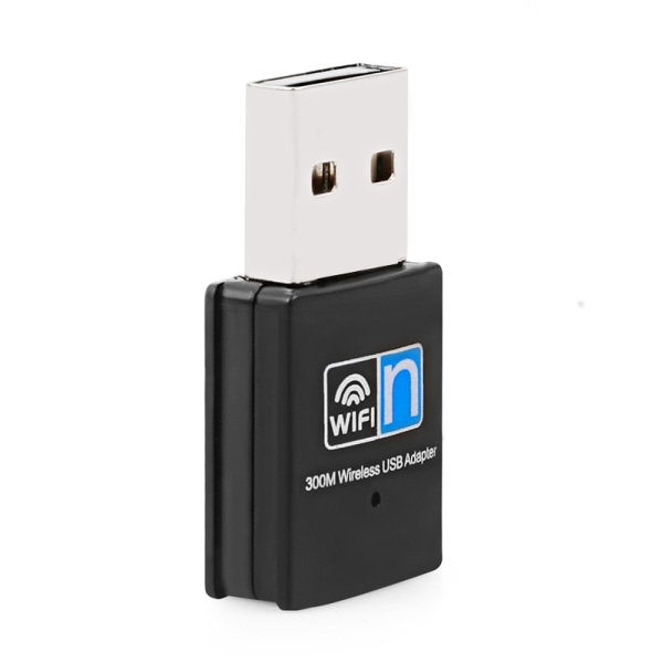 300 Mbps Mini Wireless USB Wifi -sovitin pöytätietokoneille Kannettaville tietokoneille Blue