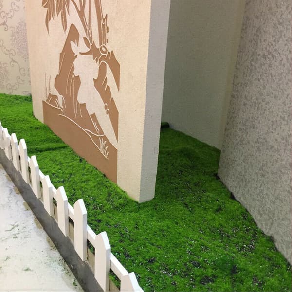 100*100cm Grønn s Moss Gressmatte For Home Decor Coffee