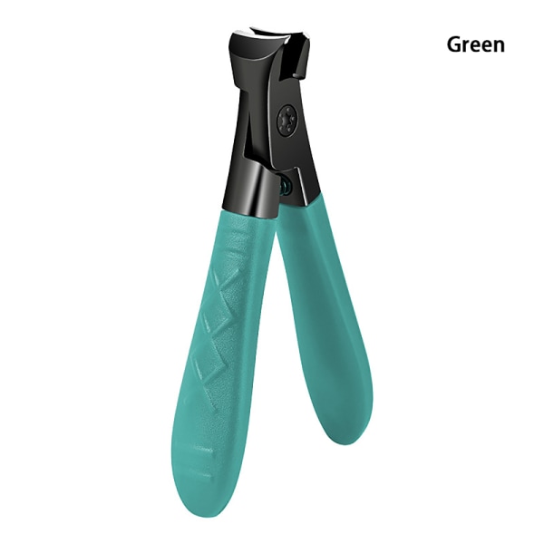 Negleklipper i rustfrit stål med anti-stænk manicureværktøj Green