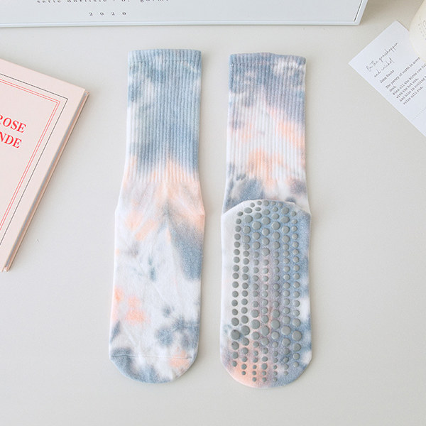 Naisten Pilates-jooga-jooga-sukat Tie Dye Grip -sukat A1