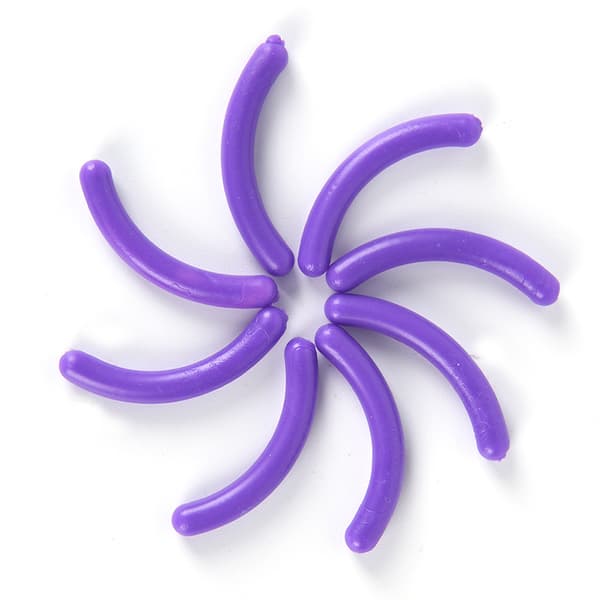 15 st Refill gummikuddar Make Up Tool Ersätter ögonfransböjning Purple