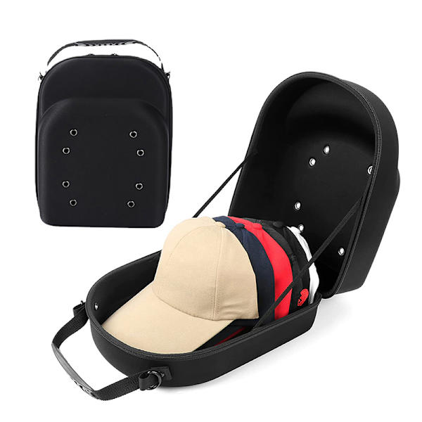 EVA Kannettavat Caps Case Hatun kantoreppu case Black